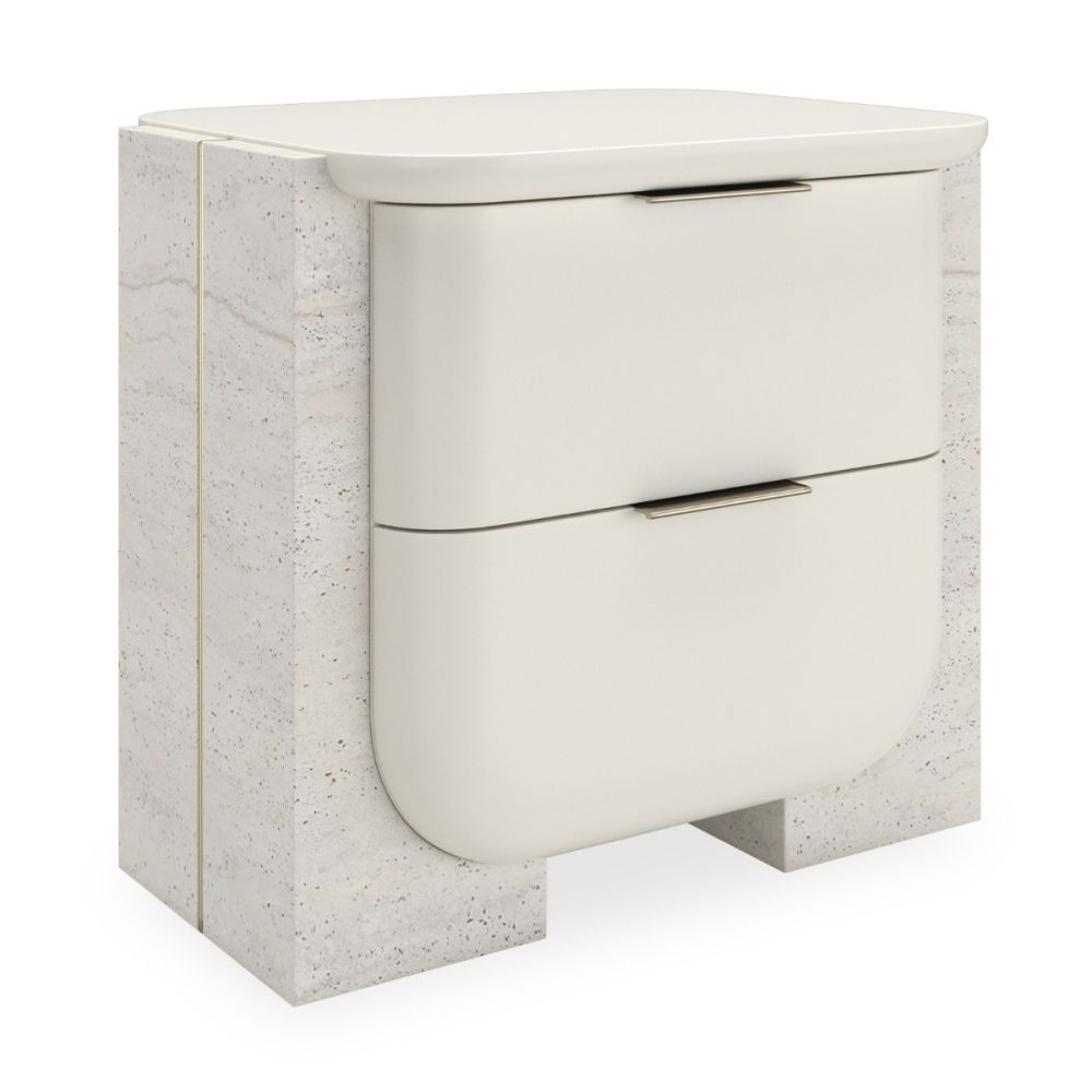Overlap Bedside Table - Light - S