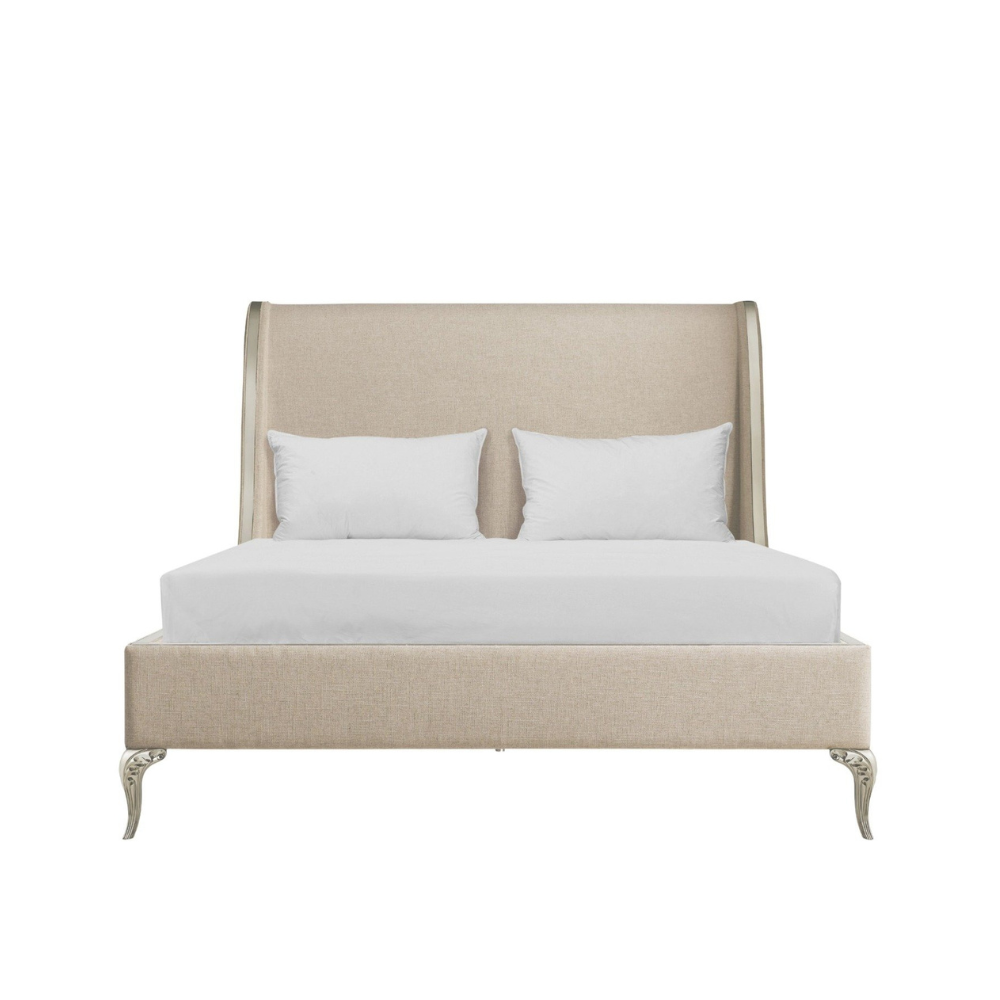 Parisian Super King Bed - Linen