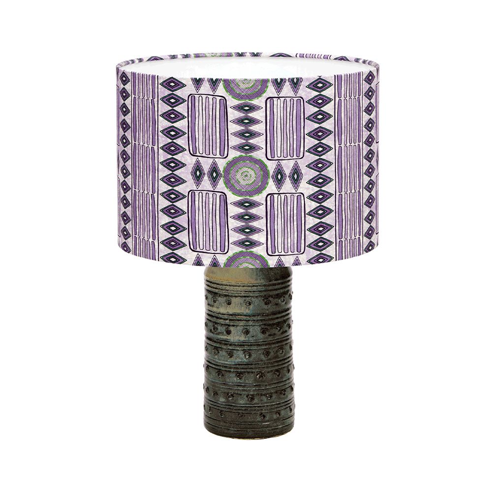 Eva Sonaike Alafia Lampshade - Purple (Shade Only)