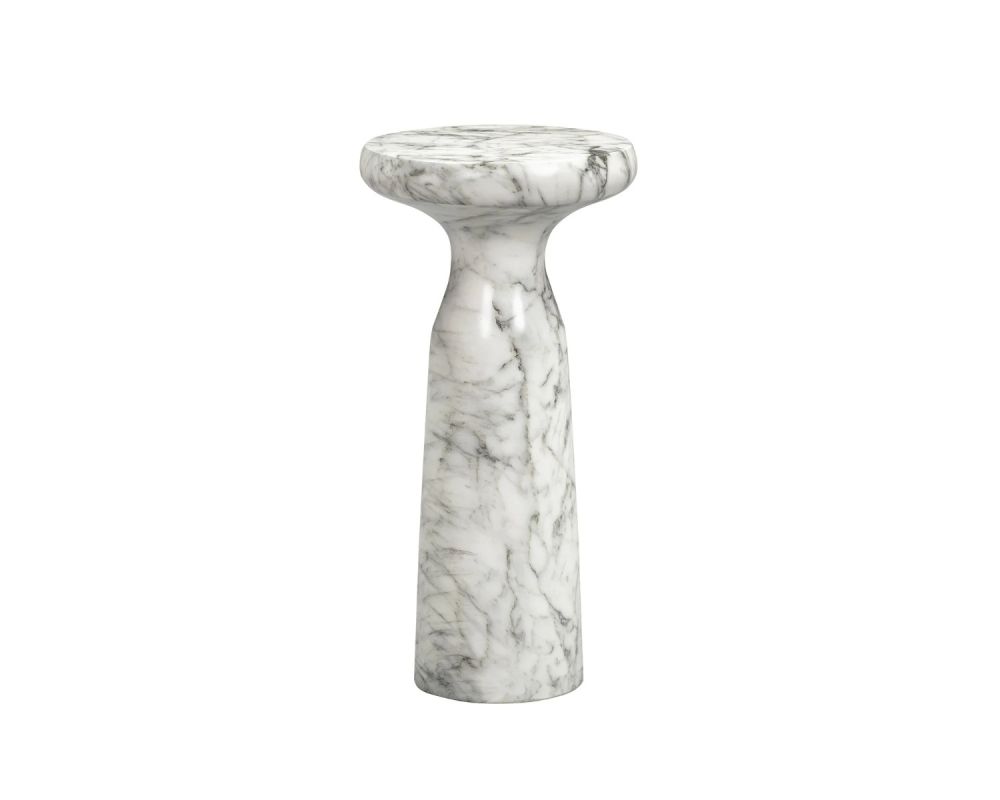 Akali Side Table - White - L