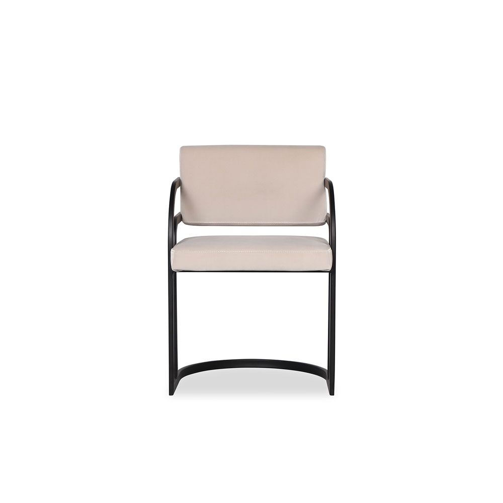 Dylan Dining Chair - Gainsborough Ash Grey Velvet
