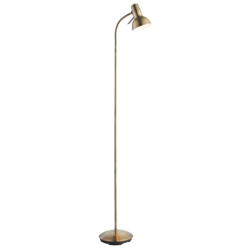 Capri Floor Lamp - Antique Brass