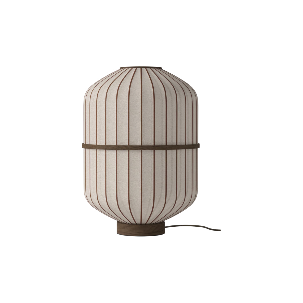 Lucén Floor Lamp - Cylinder - Dark Oiled Oak
