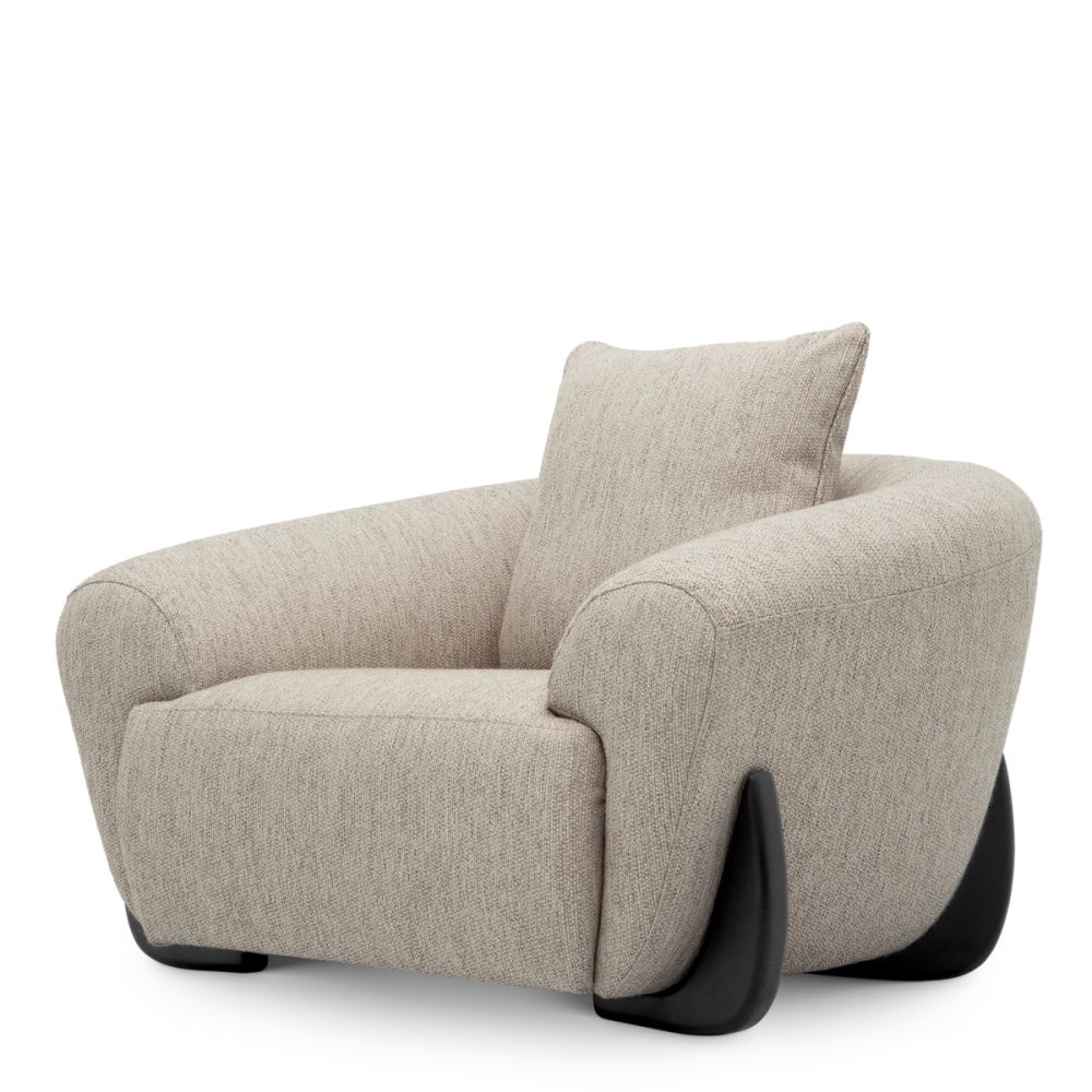 Siderno Armchair - Splendour Light Grey