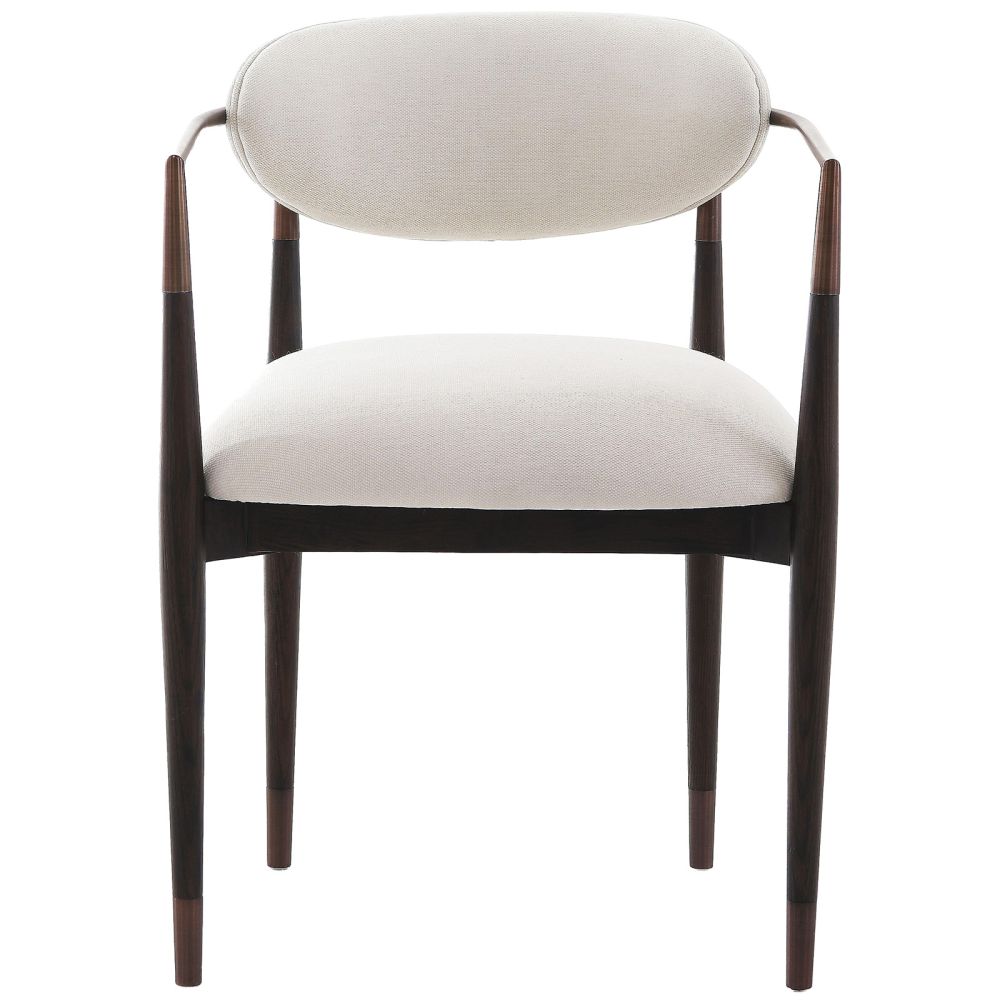Soho Dining Chair - Walnut & Bronze