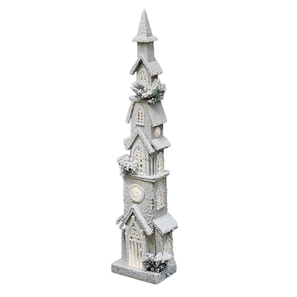 Frosted Holly Church