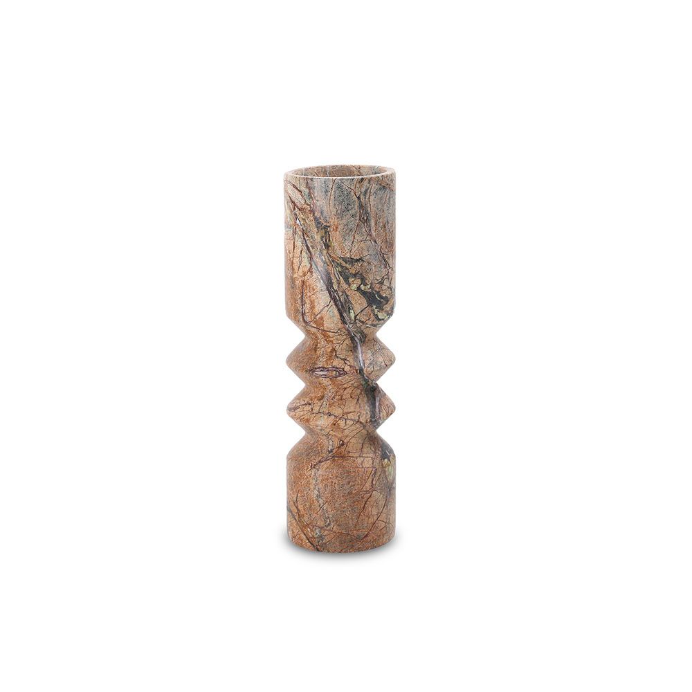 Monorro Marble Candle Holder - Coffee