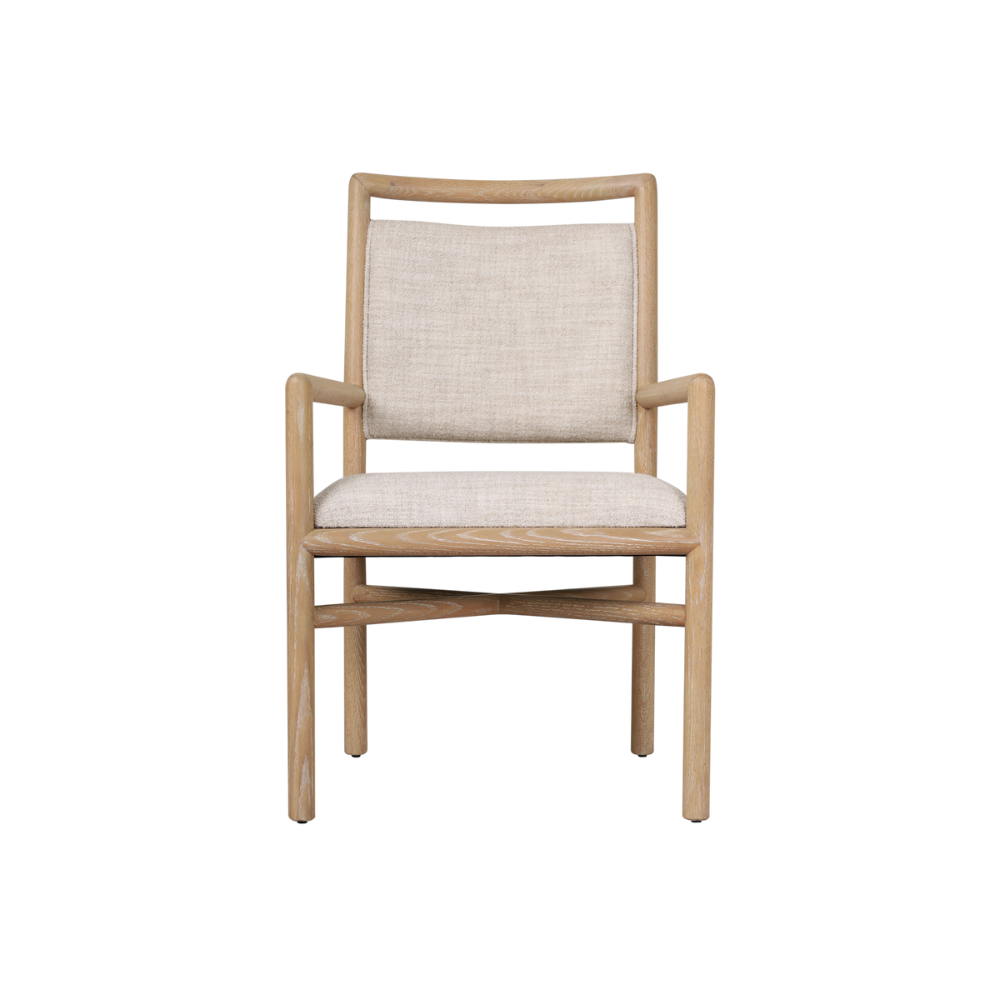 Montauk Upholstered Dining Armchair - Light