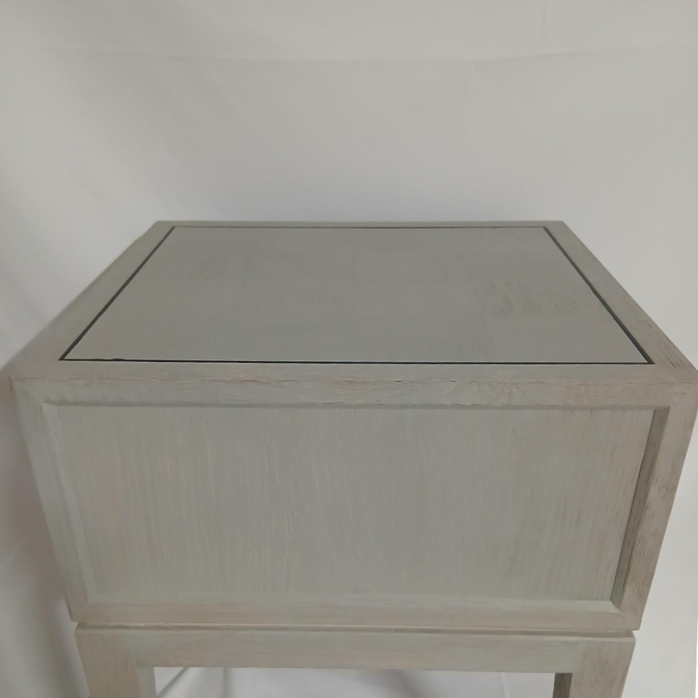 Clearance Pascal Bedside Table - White