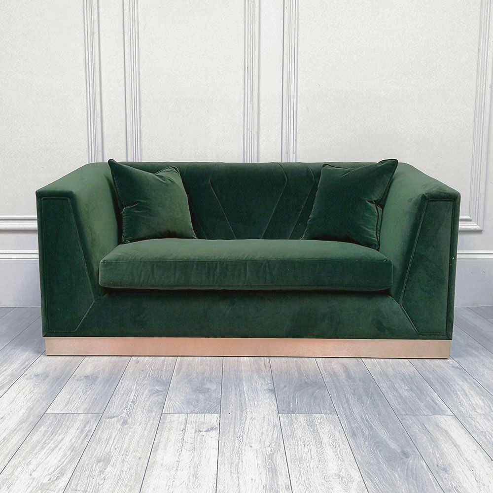 Clearance Peacock Sofa - 2 Seater