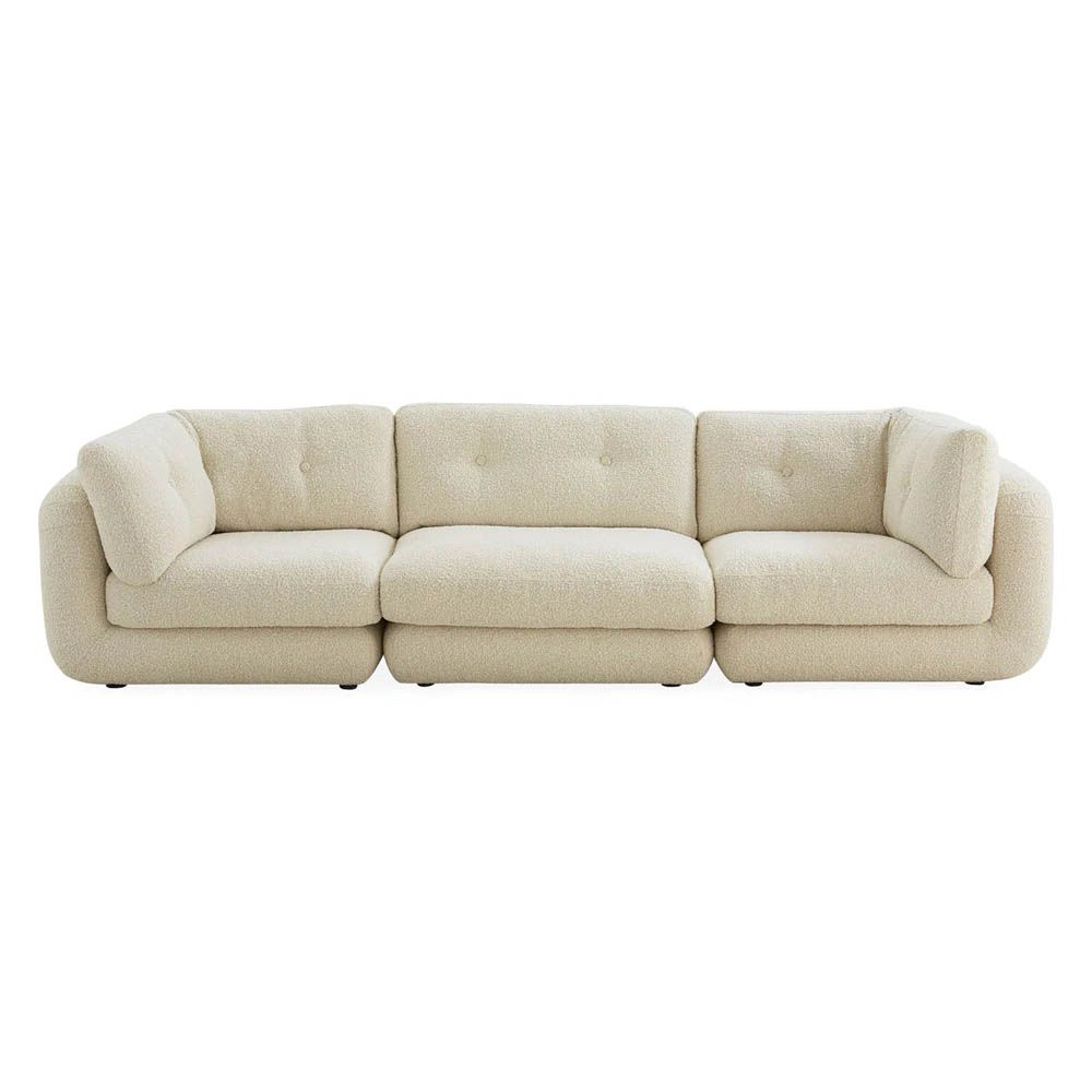 Pompidou Modular Three-Piece Sectional Sofa