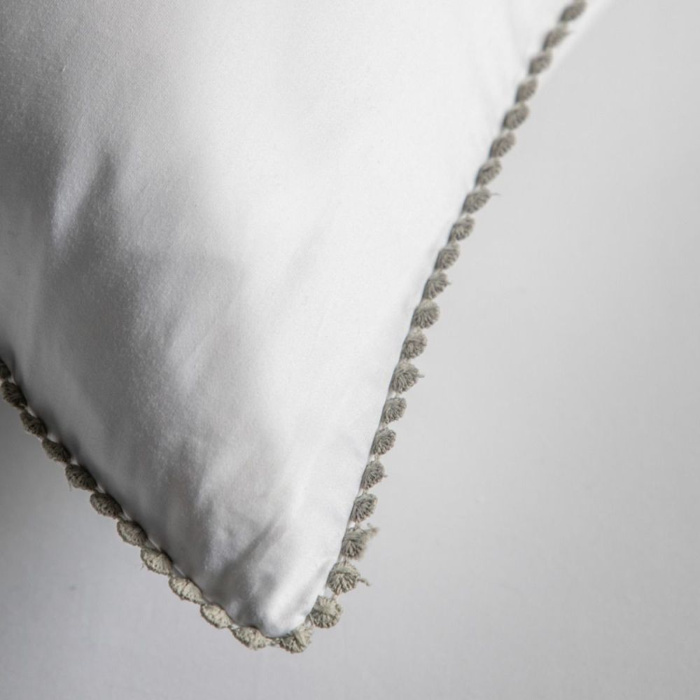Lace Trim Duvet Set - Sage