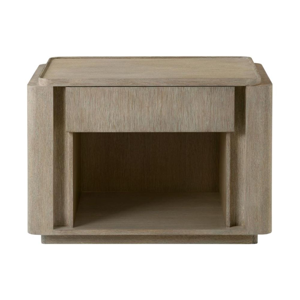 Repose Open Nightstand - Grey Oak