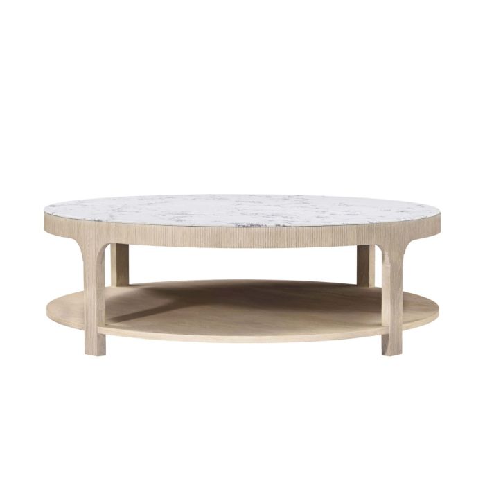Horizon Round Quartz Coffee Table