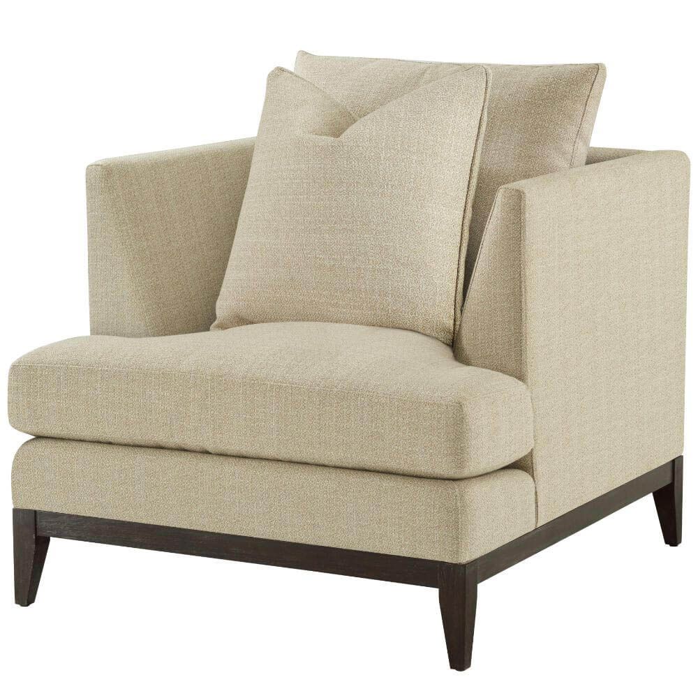 Theodore Alexander Byron Armchair - Vegas Natural