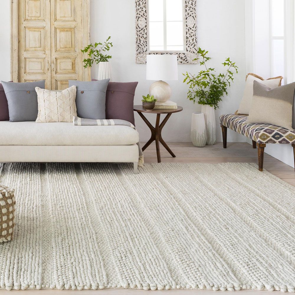 Clifton Ivory Hand Woven Rug