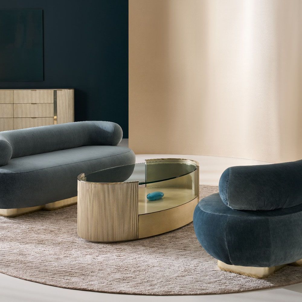Love Oval Coffee Table - Orcale