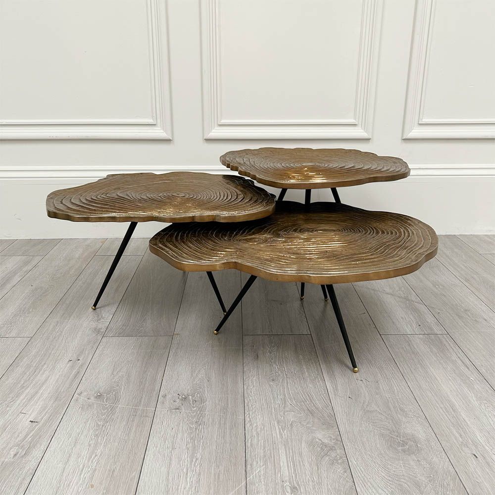 Clearance Eichholtz Quercus Coffee Table - Set of 3