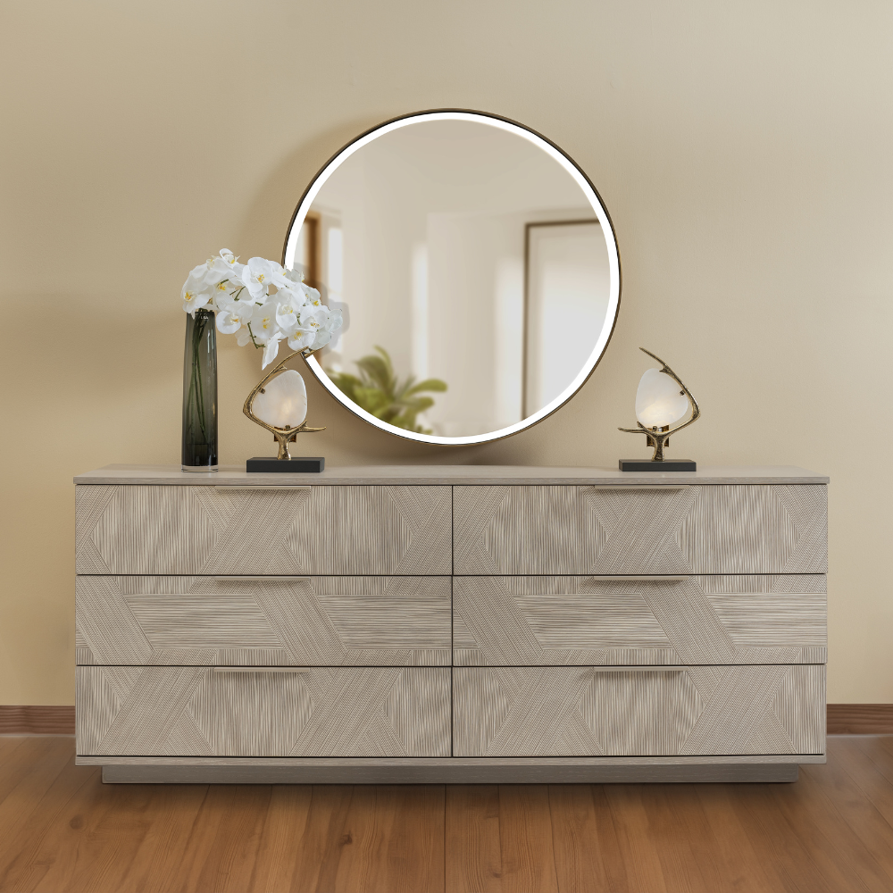 Fallon Carved 6-drawer Chest