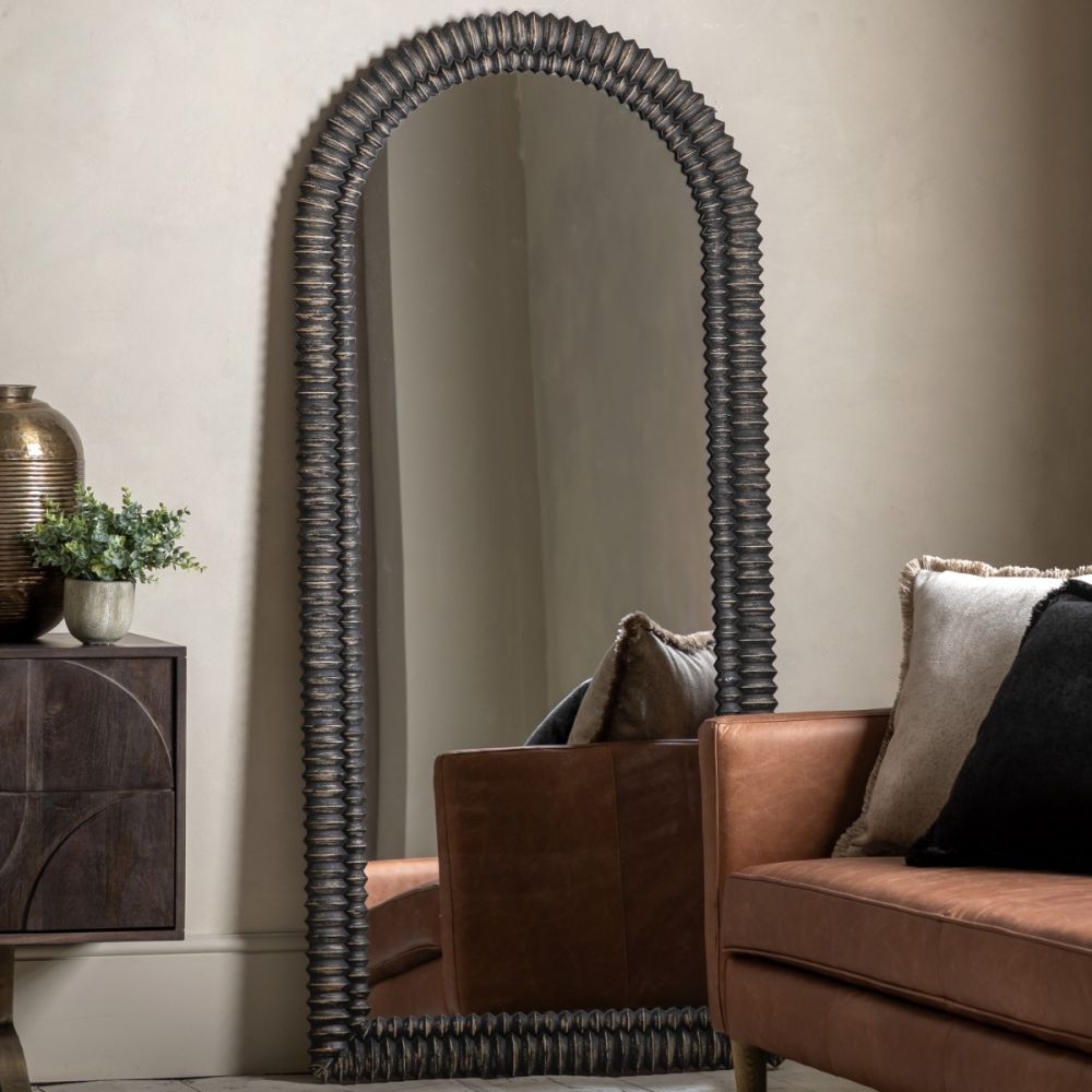 Noor Full Length Mirror - Black