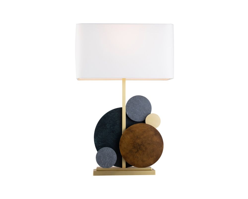 Bables Table Lamp - Anodized Metal In Multi Colours