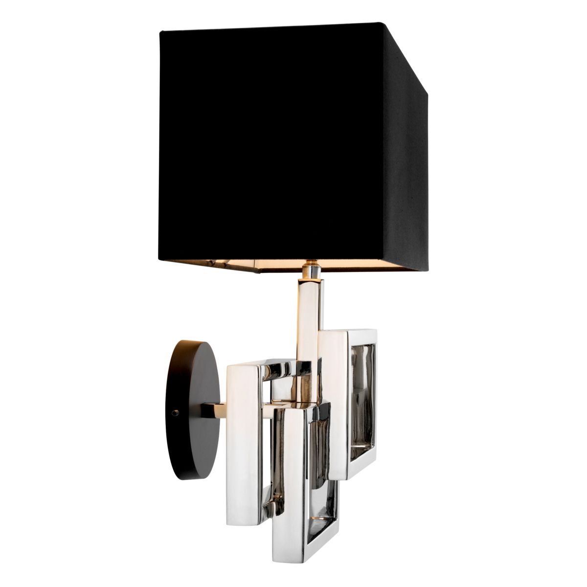 Luxury nickel wall lamp by Eichholtz