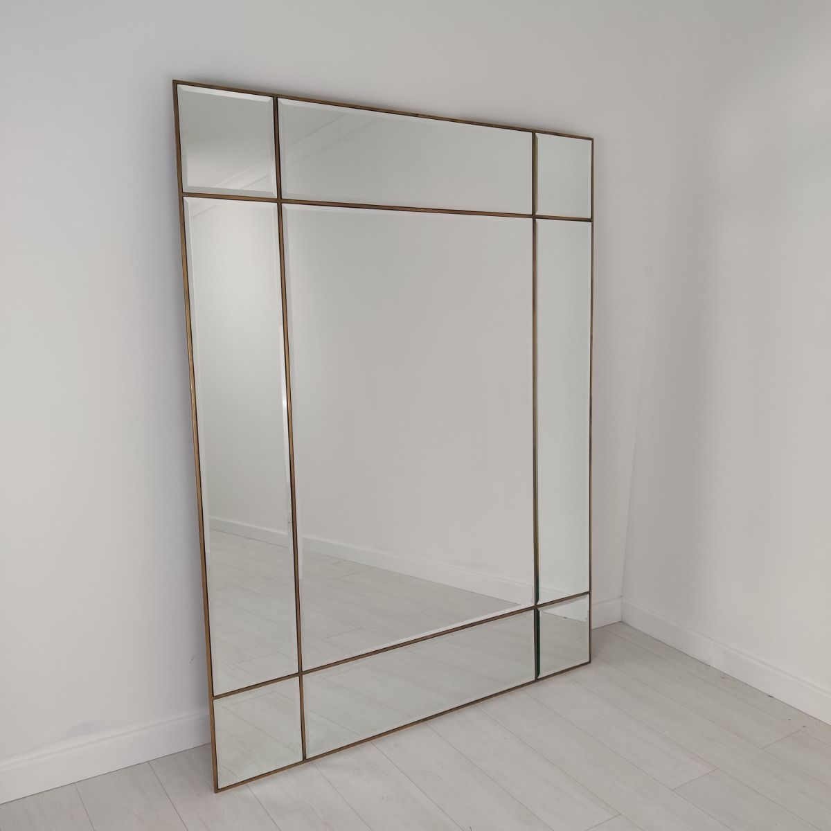 Clearance - Beaumont Mirror – Brass – XL