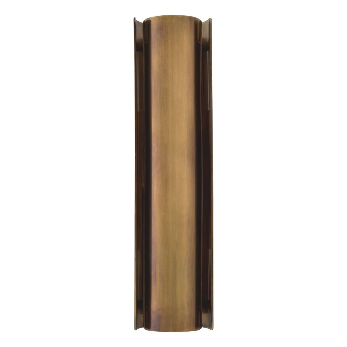 Brass wall lamp in sleek, simple design