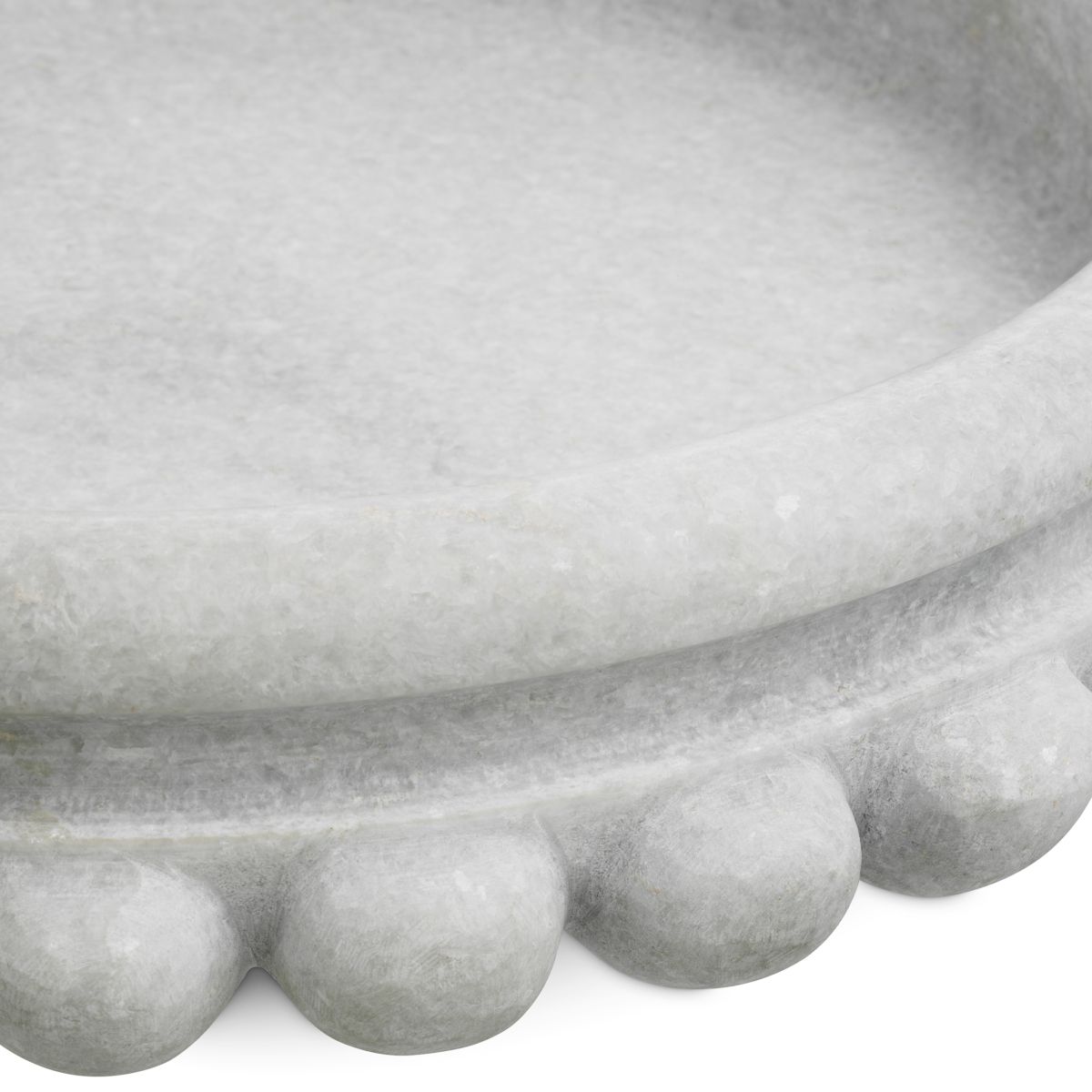 Marble bowl with bubble detailing