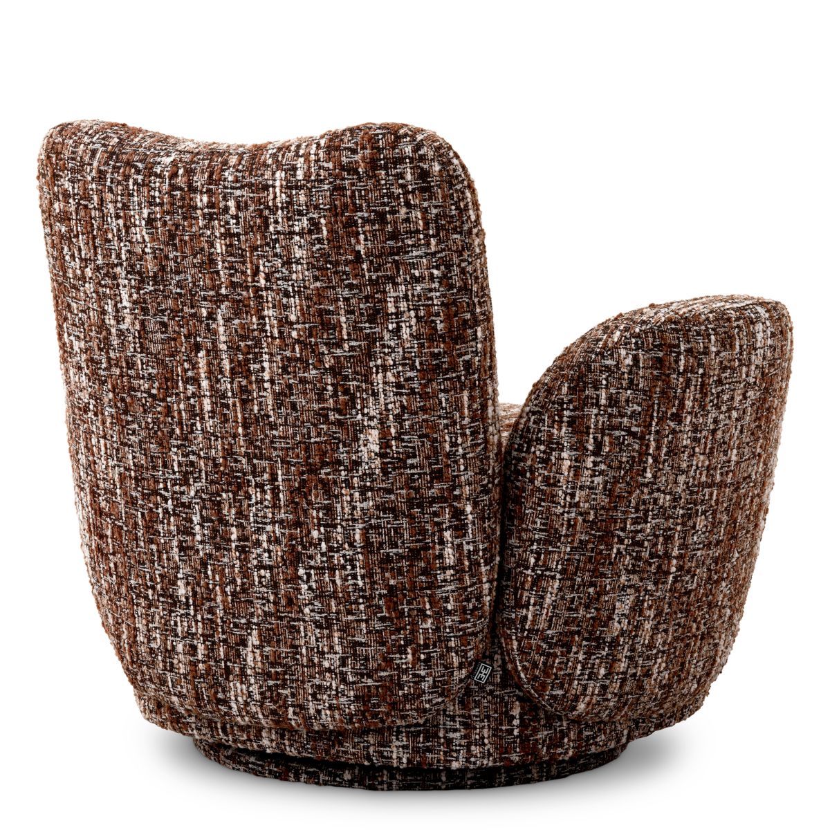 Merida Swivel Chair - Boucle Sonata Red