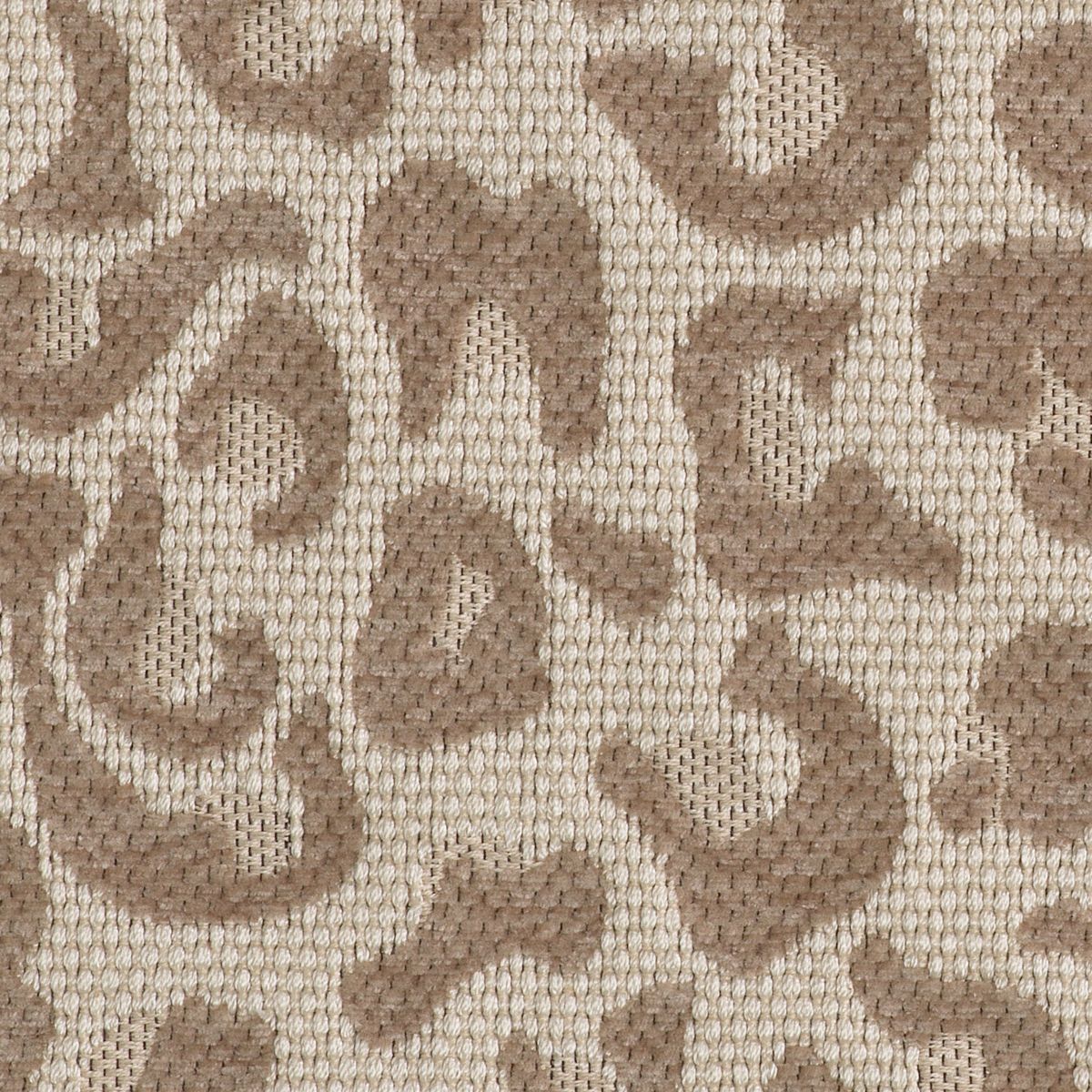 Stylish chair with curved back in luscious leopard print