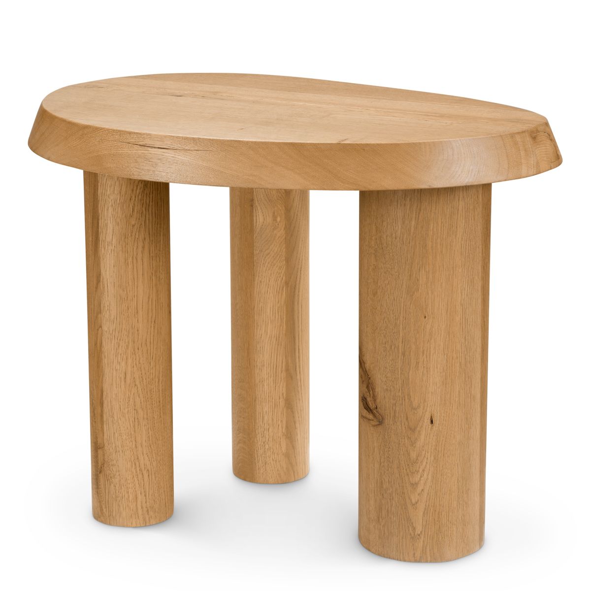Elegant and sleek wooden rectangular side table