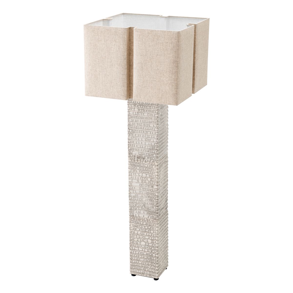 A striking piece made with the traditional Raku technique with a crackled white finish.