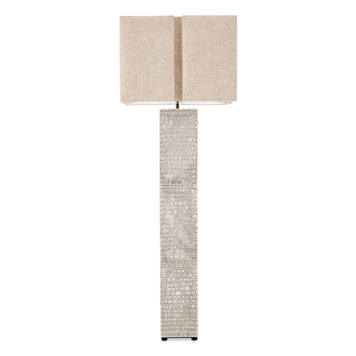 A striking piece made with the traditional Raku technique with a crackled white finish.