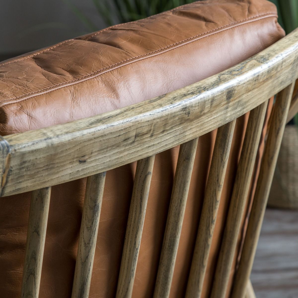 Arras Armchair - Brown Leather