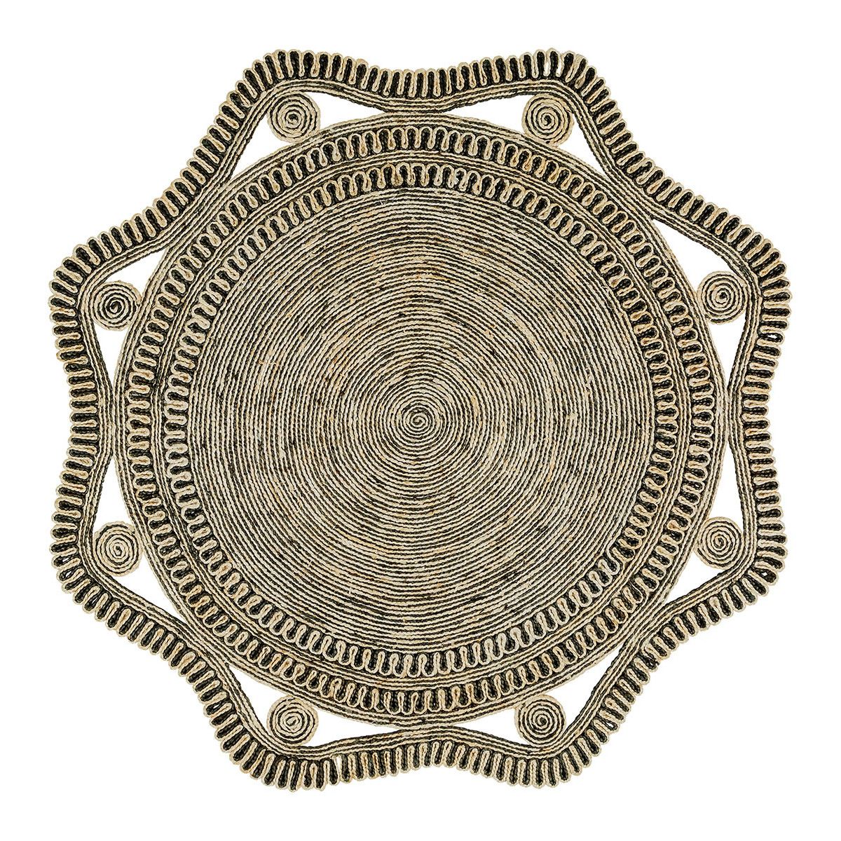 Kishi Rug - Black & White