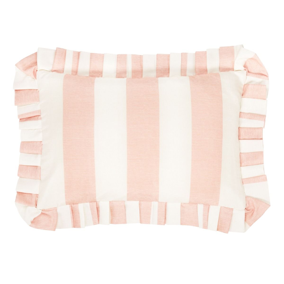 Pink and white striped cushions hotsell