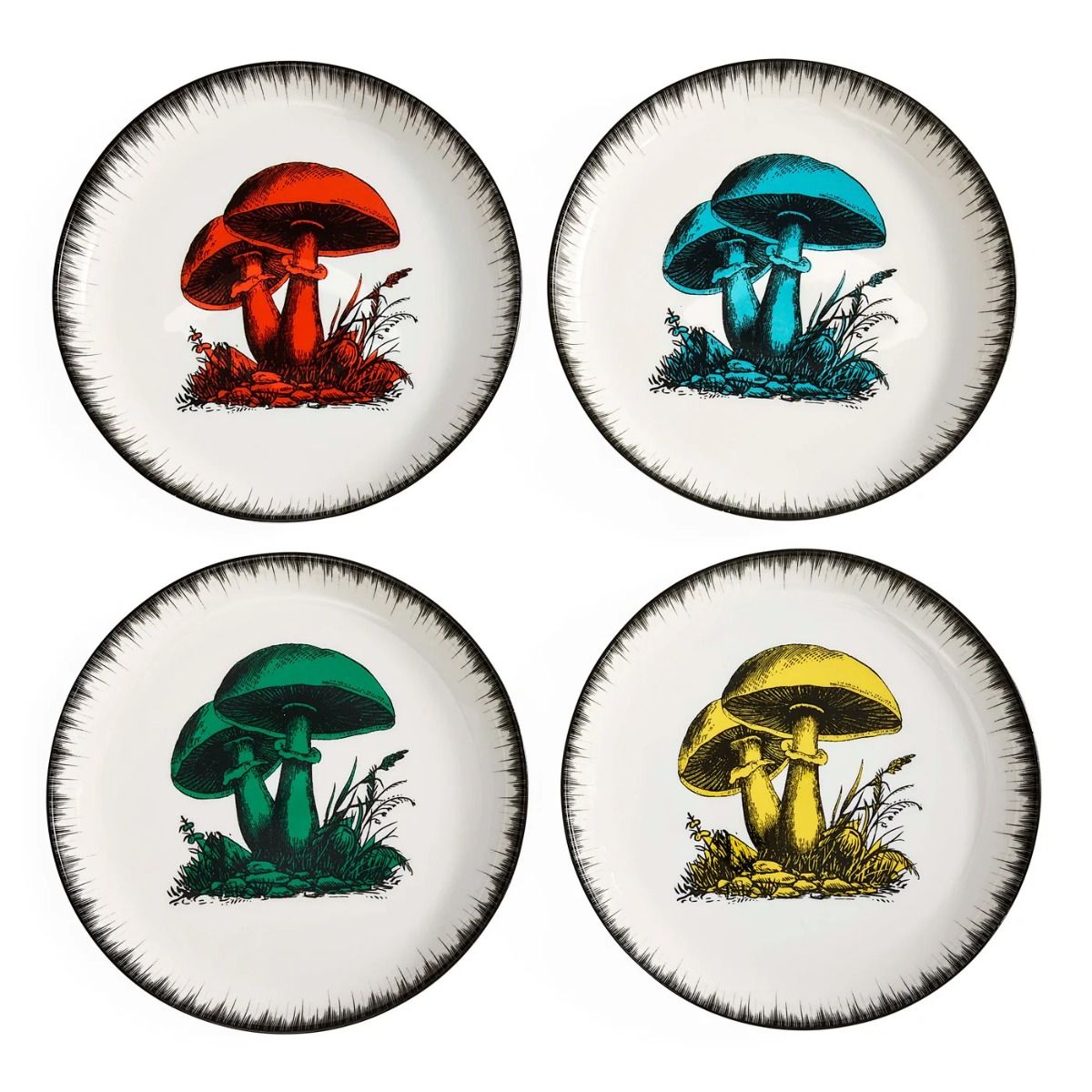 Botanist Canapé Plate Set