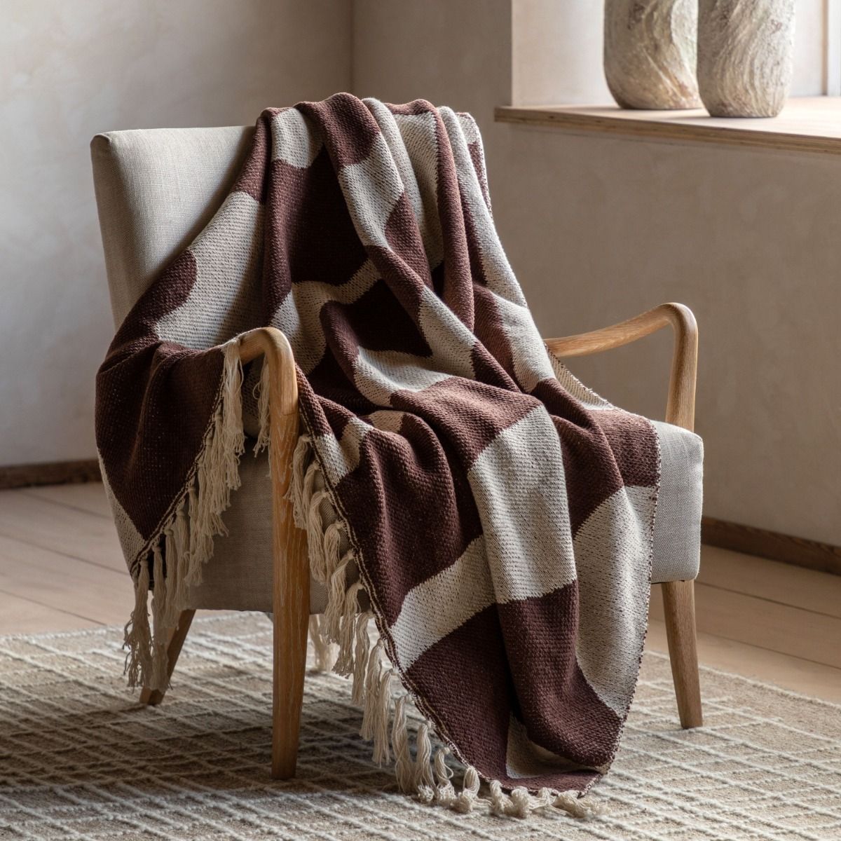Haven Throw - Chocolate