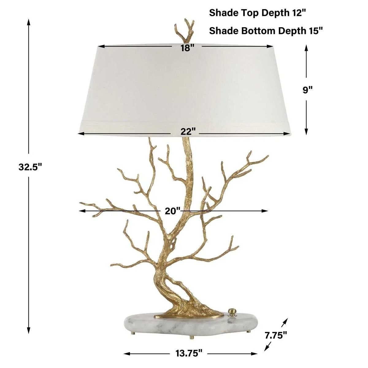 Black Label Golden Chestnut Table Lamp