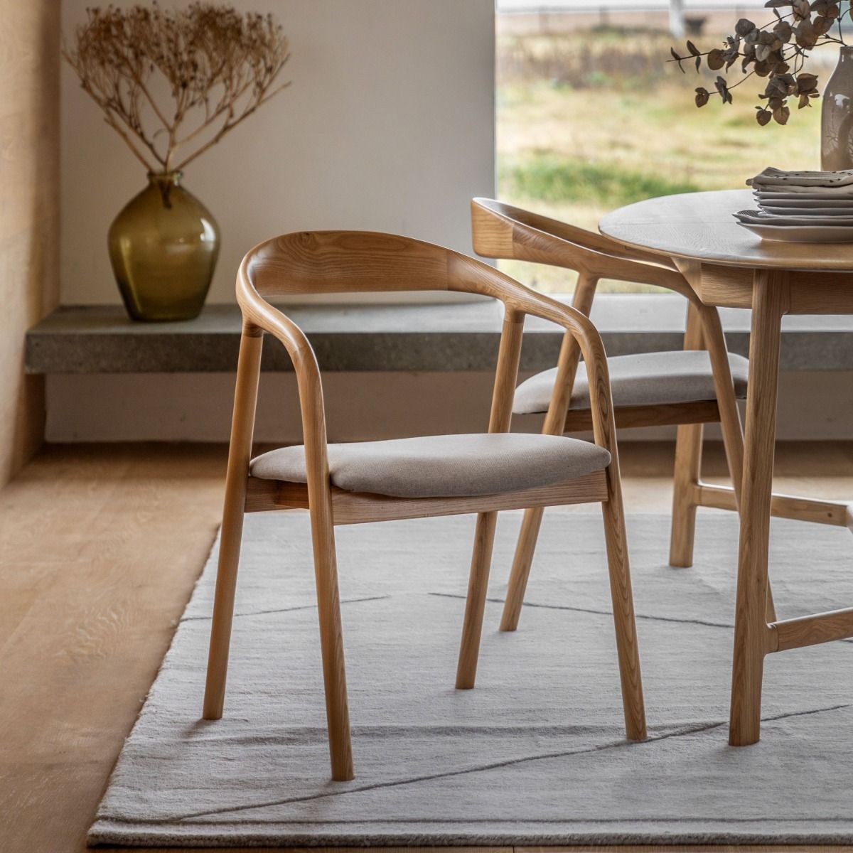 Sade Dining Chair - Natural
