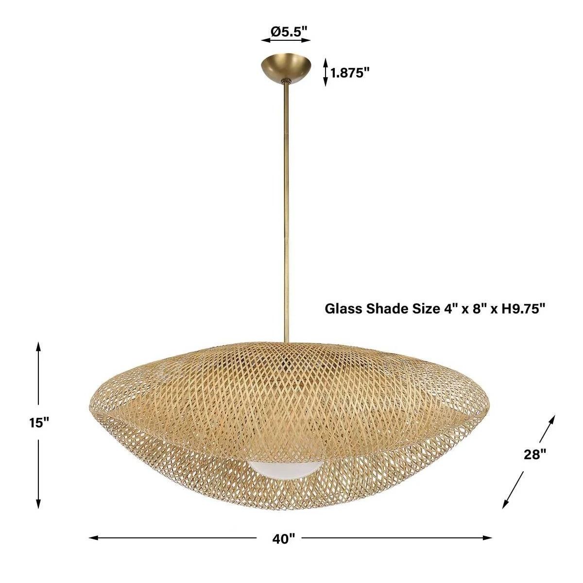 Black Label Bonnet 1 Light Pendant