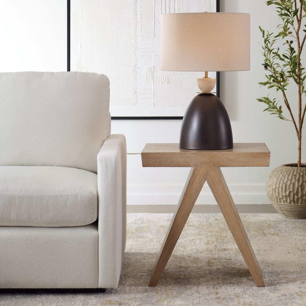 Elevate your space with the Pruitt Accent Table. Stylish and versatile, it adds a touch of elegance to any room. Perfect for decor or storage!