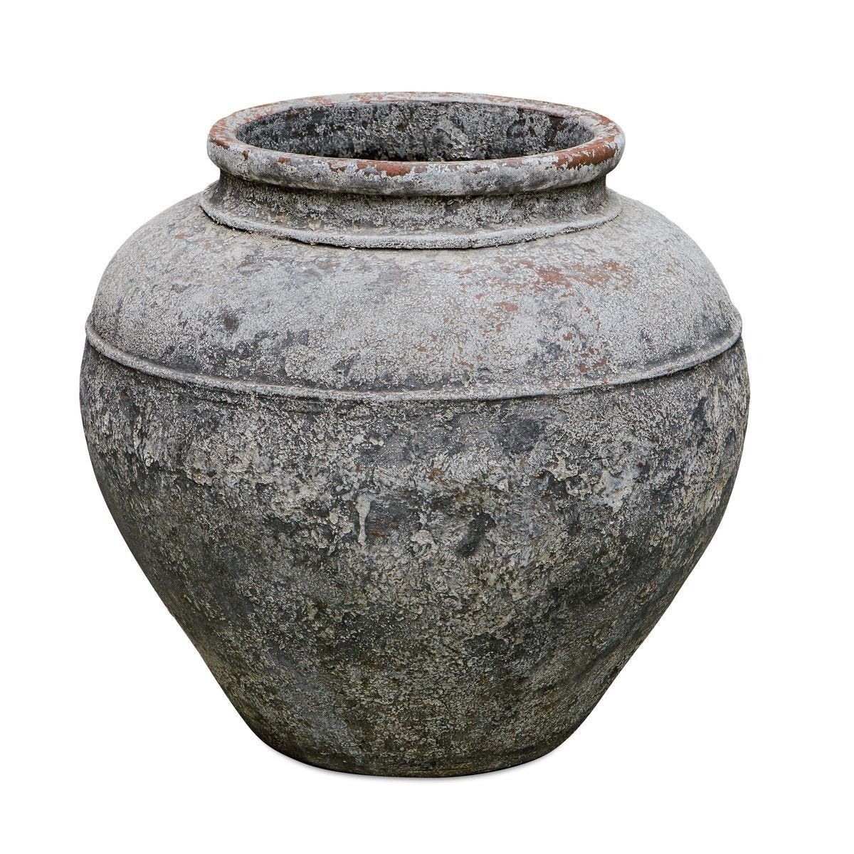 Echoes of Time Concrete Outdoor Planter