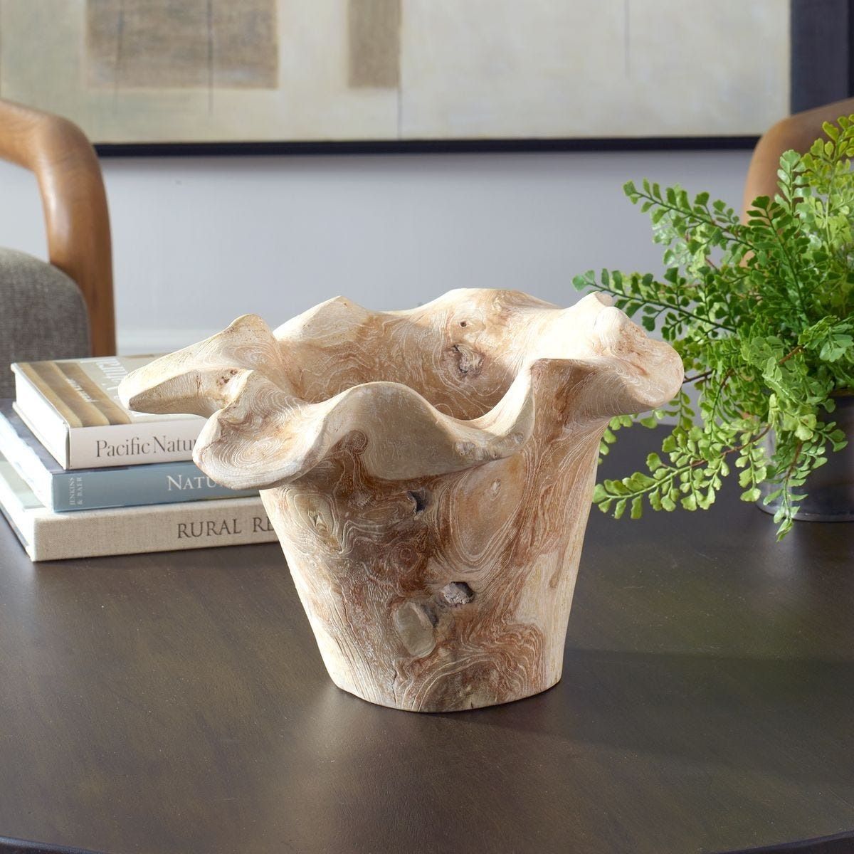 Teak Flow Bowl - Outdoor