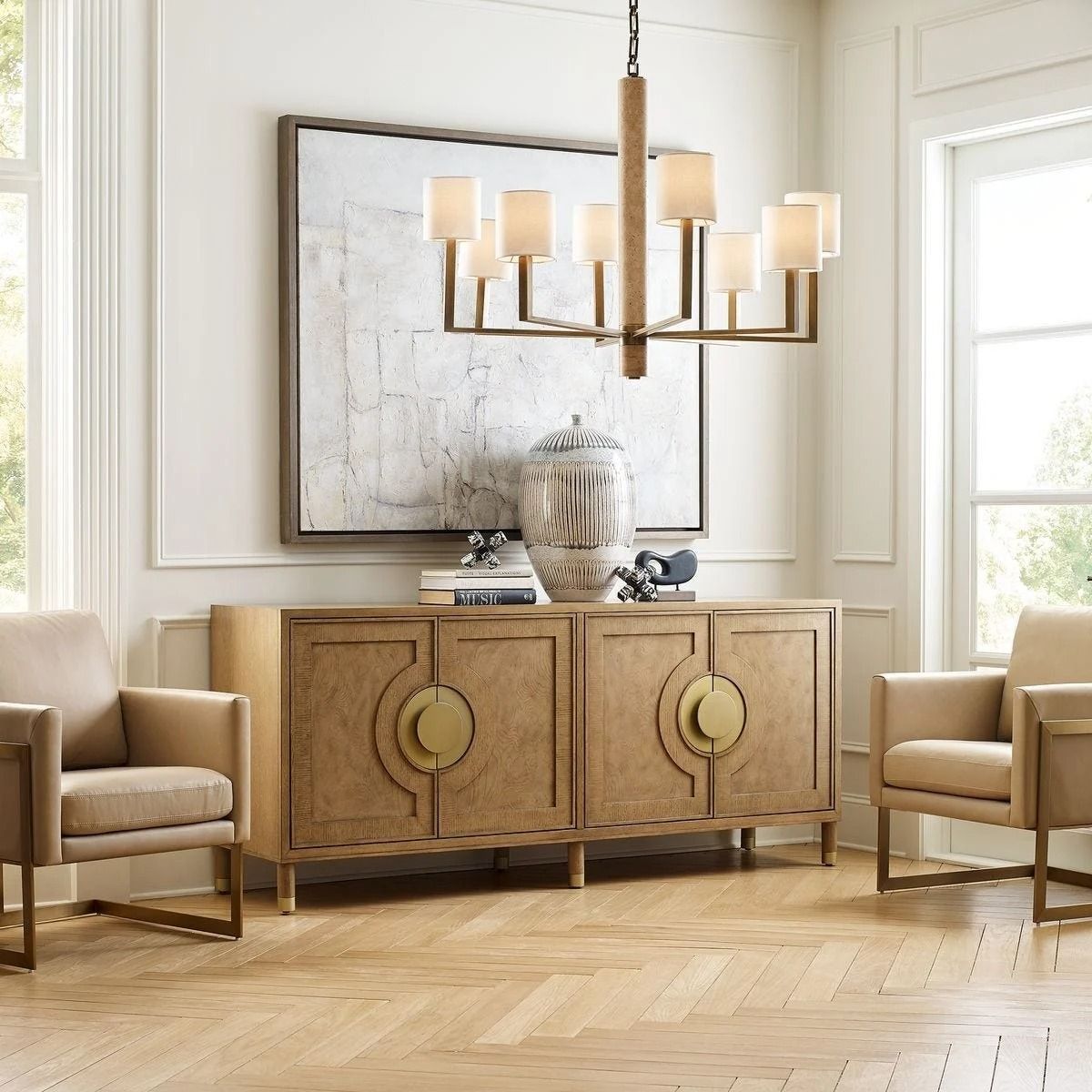 Black Label Palais 4 Door Cabinet - Light