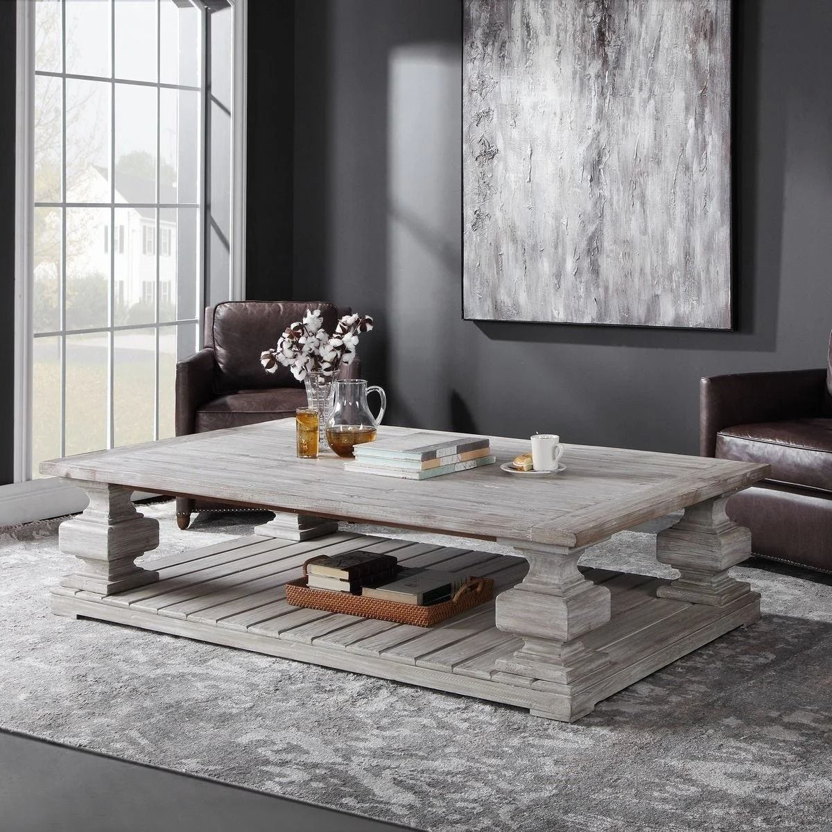 Black Label Baldrick Coffee Table, White