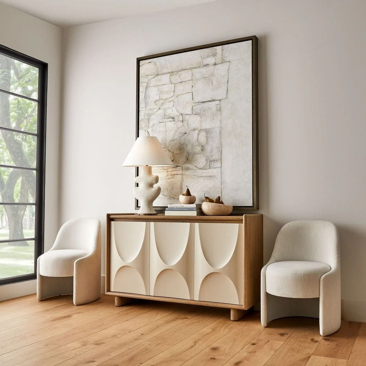 Swoosh 3 Door Cabinet