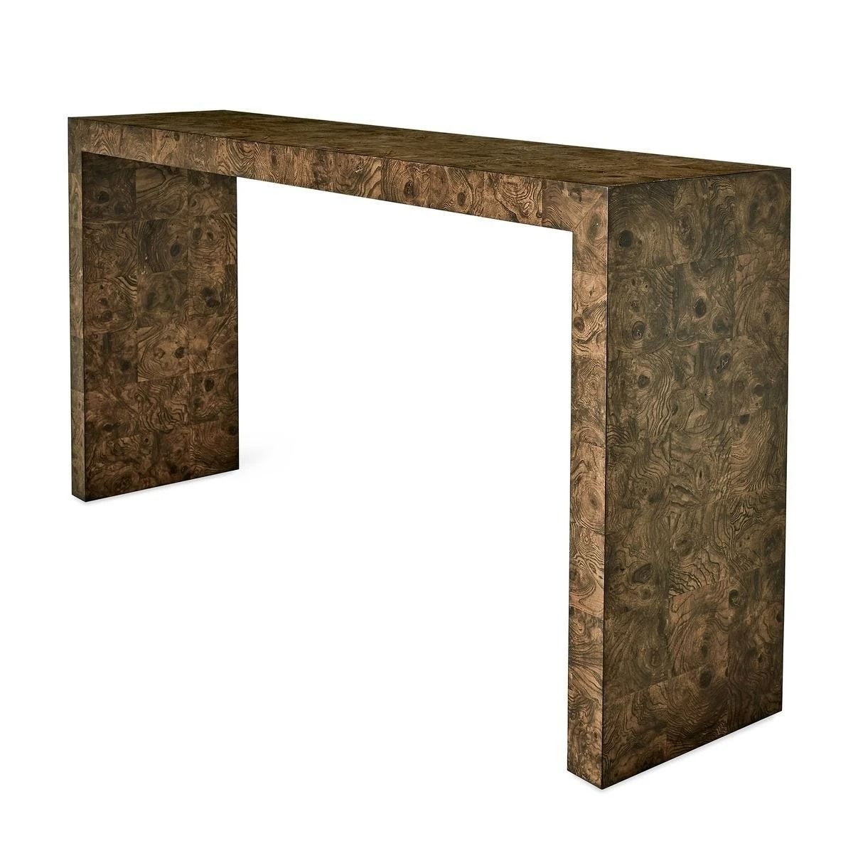Ingrain Console Table in Cocoa Brown