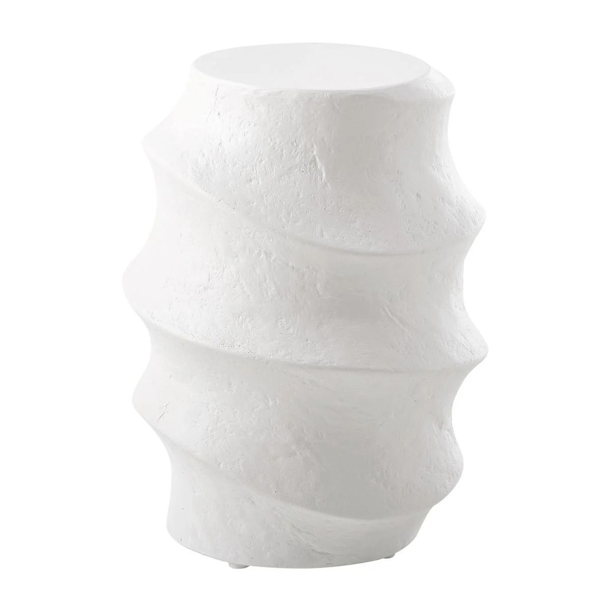 Winded Outdoor White Accent Table